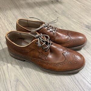 Men's Wingtip Brown Oxford Leather Dress Shoes Call it Spring Sz 11 Classic